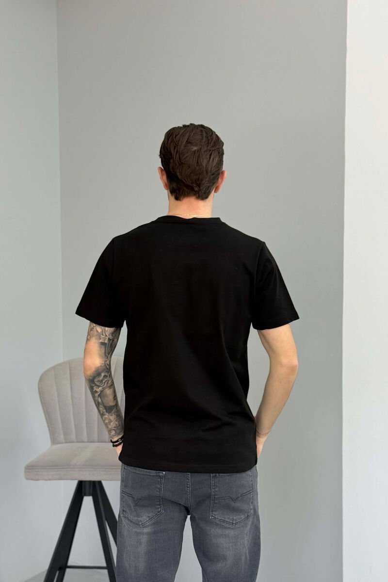 IDEAL AND REALITY WRITTINGS MEN T-SHIRT BLACK/ E ZEZE - 4