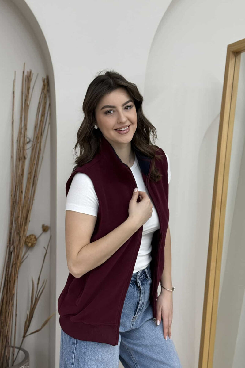JELEK I THJESHTË PËR FEMRA NË NGJYRËN VISHNJË - 3