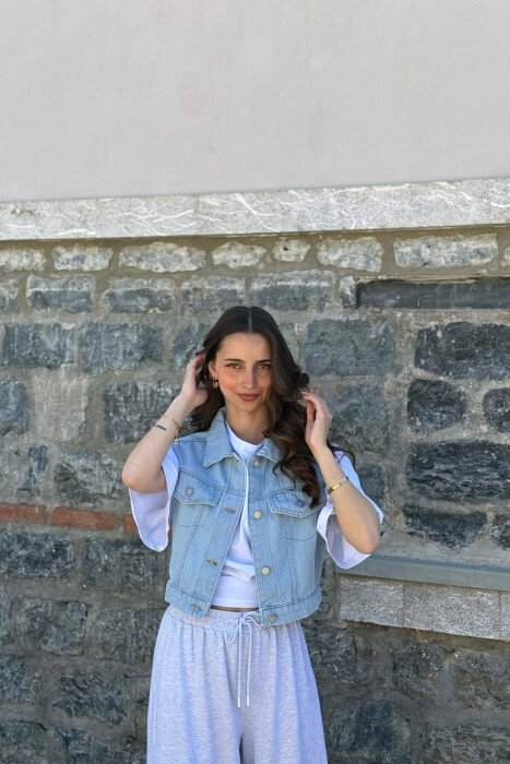 JELEK I THJESHTE XHINS PER FEMRA NE NGJYRE BABY BLUE - 1