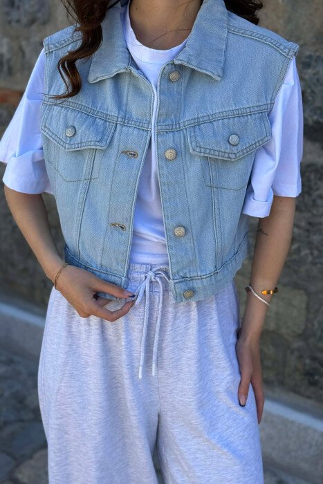 JELEK I THJESHTE XHINS PER FEMRA NE NGJYRE BABY BLUE - 5