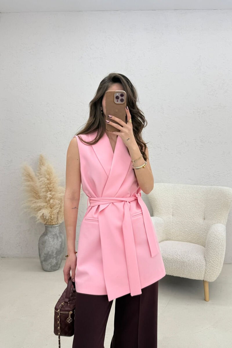 JELEK KLASIK ME LIDHESE PER FEMRA NE NGJYRE ROZE - 2
