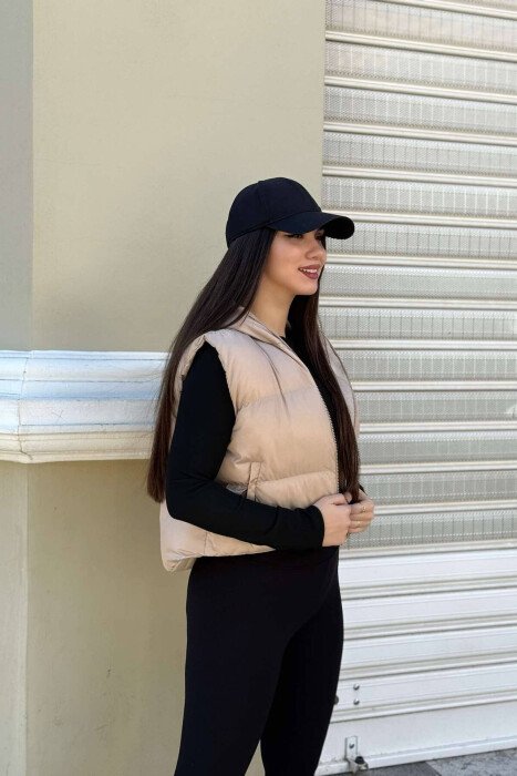 JELEK NJË NGJYRËSH PËR FEMRA NË NGJYRËN BEZHË - 2