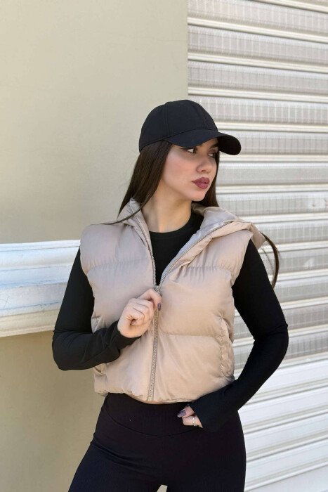 JELEK NJË NGJYRËSH PËR FEMRA NË NGJYRËN BEZHË - 5