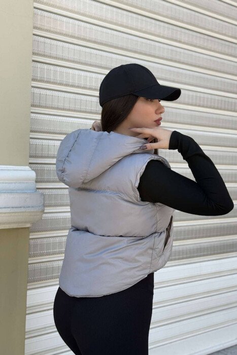 JELEK NJË NGJYRËSH PËR FEMRA NË NGJYRËN GRI - 2