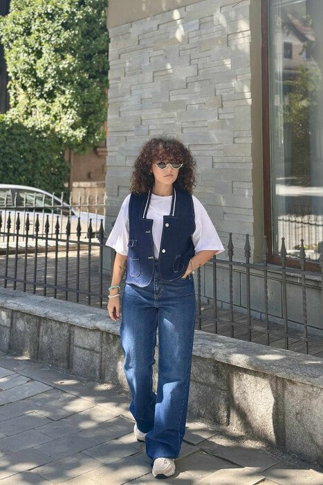 JELEK XHINS PËR FEMRA NË NGJYRËN BLU - 8