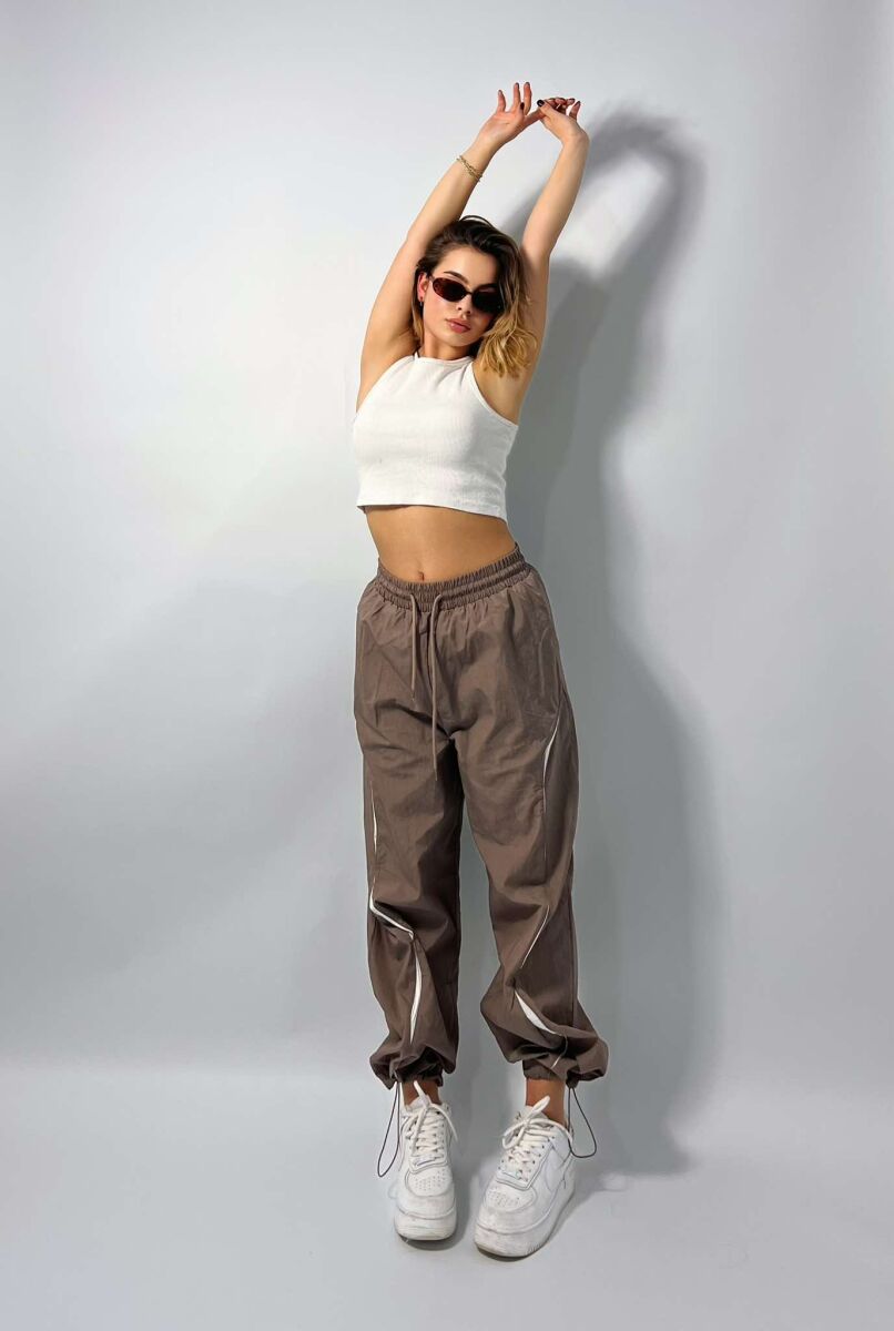 ONE COLOR JOGGING WOMEN SWEATPANTS DARK GREY/GEE - 2