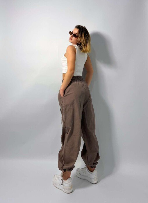 ONE COLOR JOGGING WOMEN SWEATPANTS DARK GREY/GEE - 5