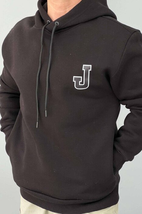 JOKER BACK IMAGE MEN HOODIE BLACK/ E ZEZE - KLAUDIO FASHION