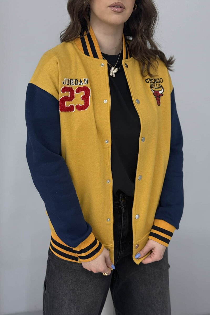JORDAN 23 FLUFFY BOMBER WOMEN JACKET YELLOW/E VERDHE - 6