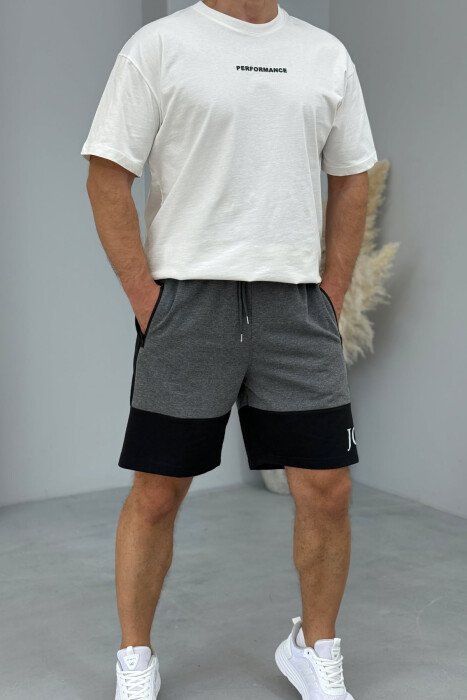 JORDAN SIDE WRITTING SHORT MEN SWEATPANTS GREY/GRI 