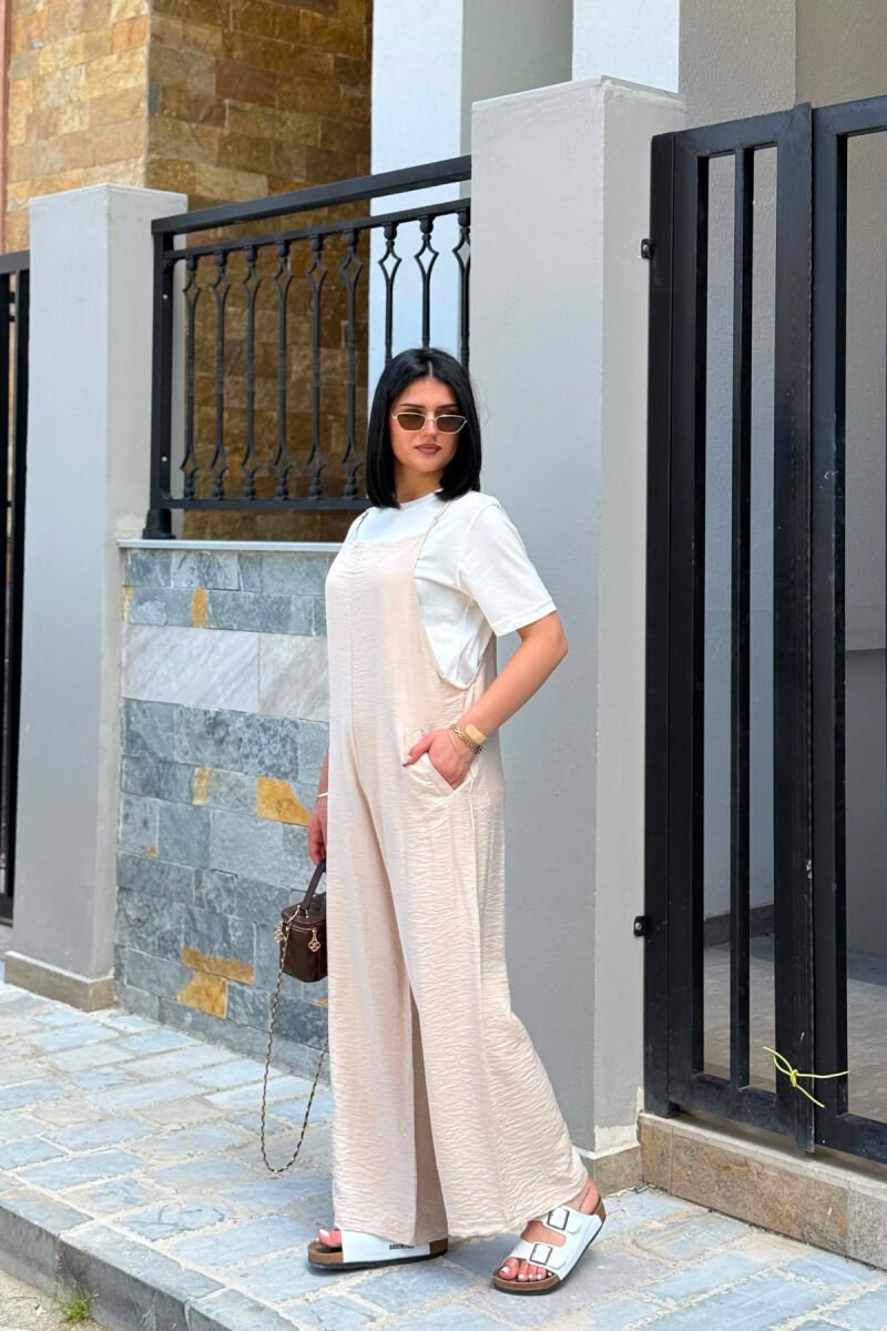 JUMPSUIT I THJESHTE PER FEMRA NE NGJYRE BEZHE - 2