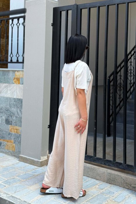 JUMPSUIT I THJESHTE PER FEMRA NE NGJYRE BEZHE - 4
