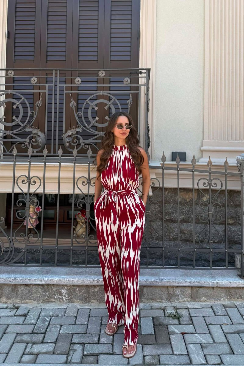 JUMPSUIT I THJESHTE PER FEMRA NE NGJYRE VISHNJE - 1