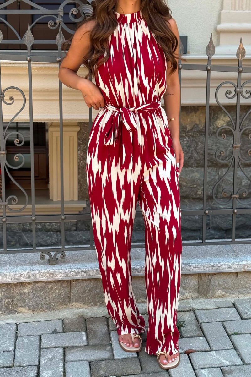 JUMPSUIT I THJESHTE PER FEMRA NE NGJYRE VISHNJE - 4