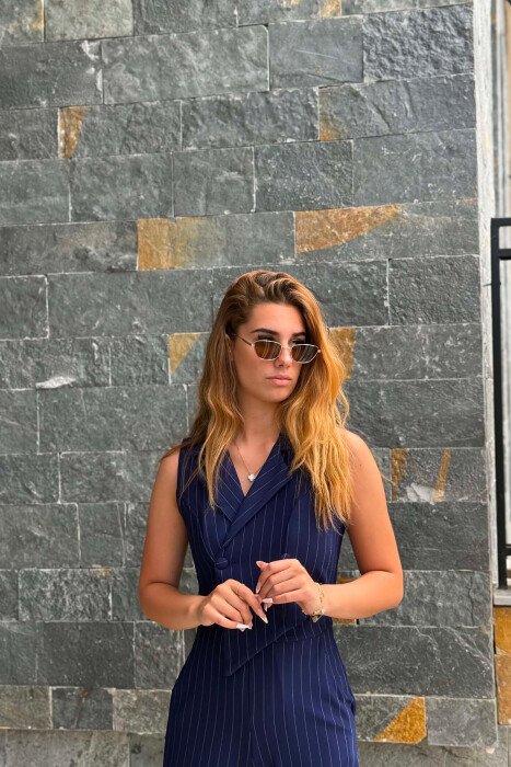 JUMPSUIT PER FEMRA NE NGJYRE BLU - 3