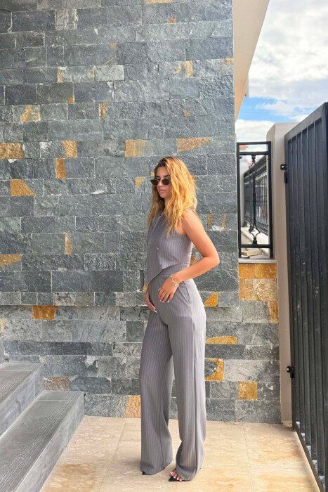 JUMPSUIT PER FEMRA NE NGJYRE GRI - 3
