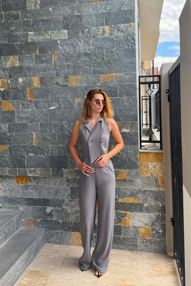 JUMPSUIT PER FEMRA NE NGJYRE GRI - 5
