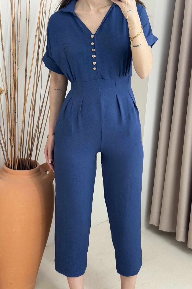 JUMPSUIT PËR FEMRA NË NGJYRËN BLU - 2
