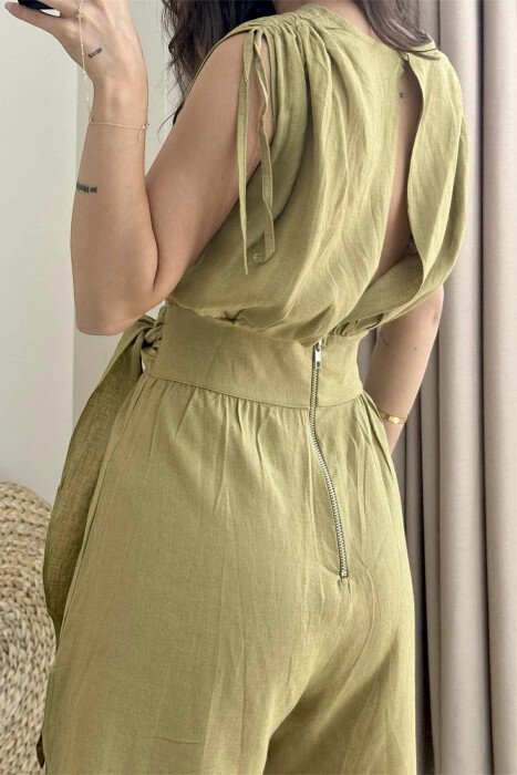 JUMPSUIT PËR FEMRA NË NGJYRËN ULLI - 5