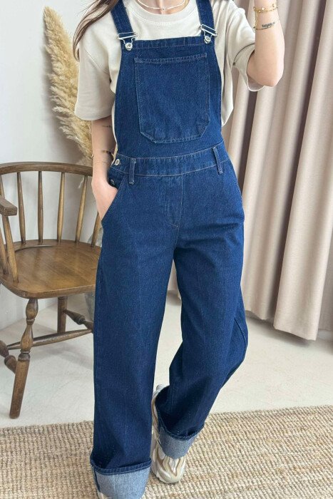 JUMPSUIT XHINS PËR FEMRA NË NGJYRËN BLU E ERRËT - 13