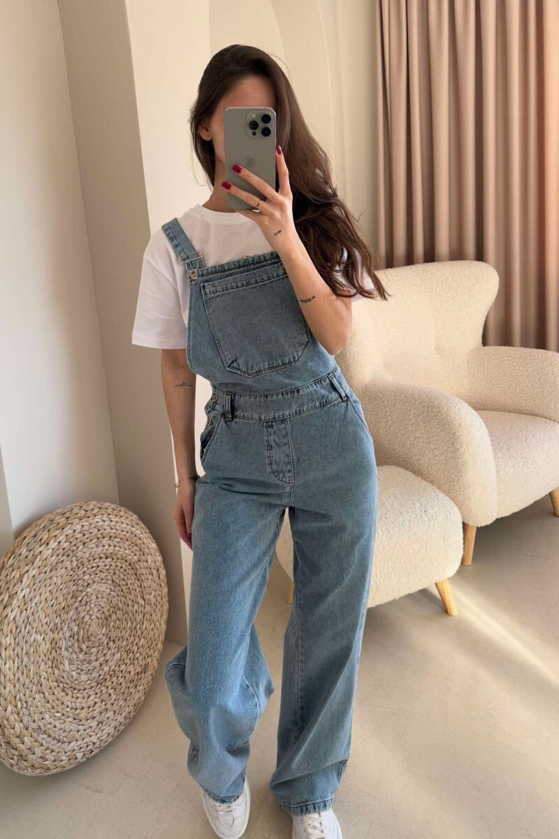 JUMPSUIT XHINS PËR FEMRA NË NGJYRËN BLU E ZBARDHUR - 11