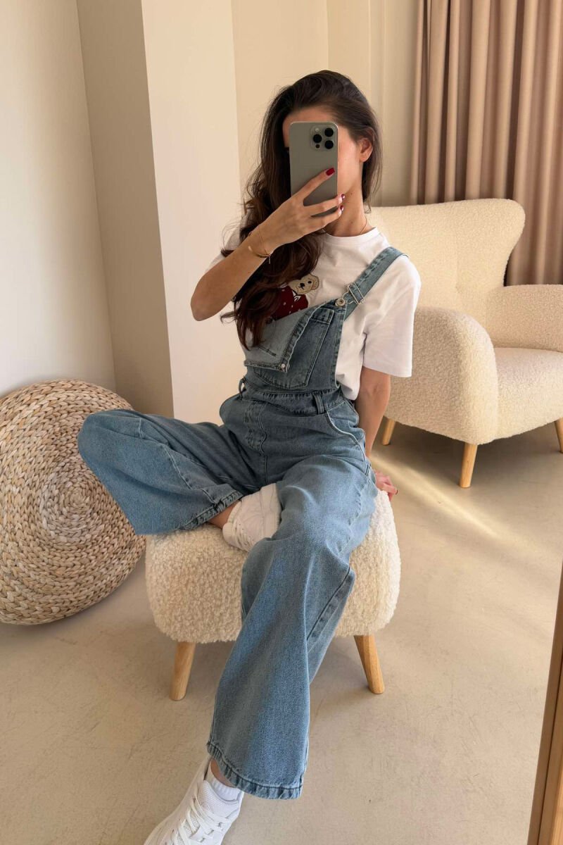 JUMPSUIT XHINS PËR FEMRA NË NGJYRËN BLU E ZBARDHUR - 15