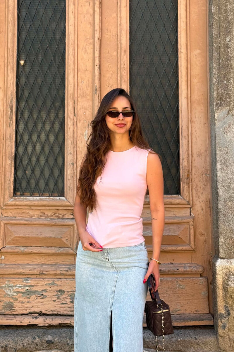 KANATIERE E THJESHTE NJE NGJYRESHE PER FEMRA NE NGJYRE ROZE - 4