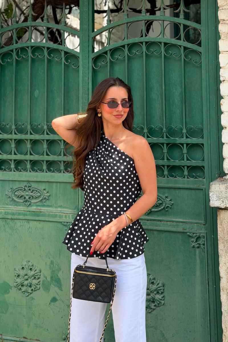 KANATJERE POLKA DOTS ME NJE SUP JASHTE PER FEMRA NE NGJYRE TE ZEZE - 4