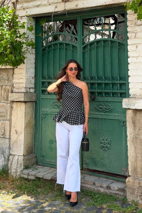 KANATJERE POLKA DOTS ME NJE SUP JASHTE PER FEMRA NE NGJYRE TE ZEZE - 5
