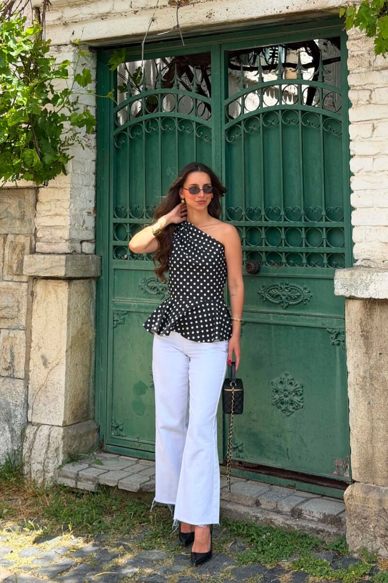 KANATJERE POLKA DOTS ME NJE SUP JASHTE PER FEMRA NE NGJYRE TE ZEZE - 5