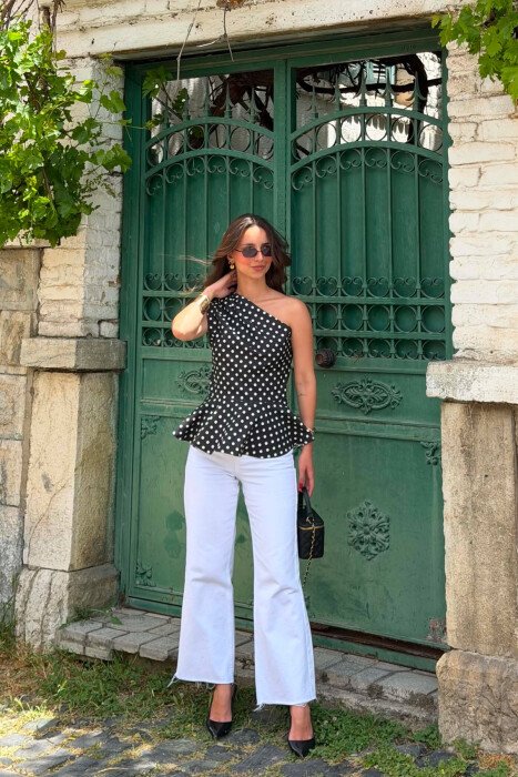KANATJERE POLKA DOTS ME NJE SUP JASHTE PER FEMRA NE NGJYRE TE ZEZE - 6