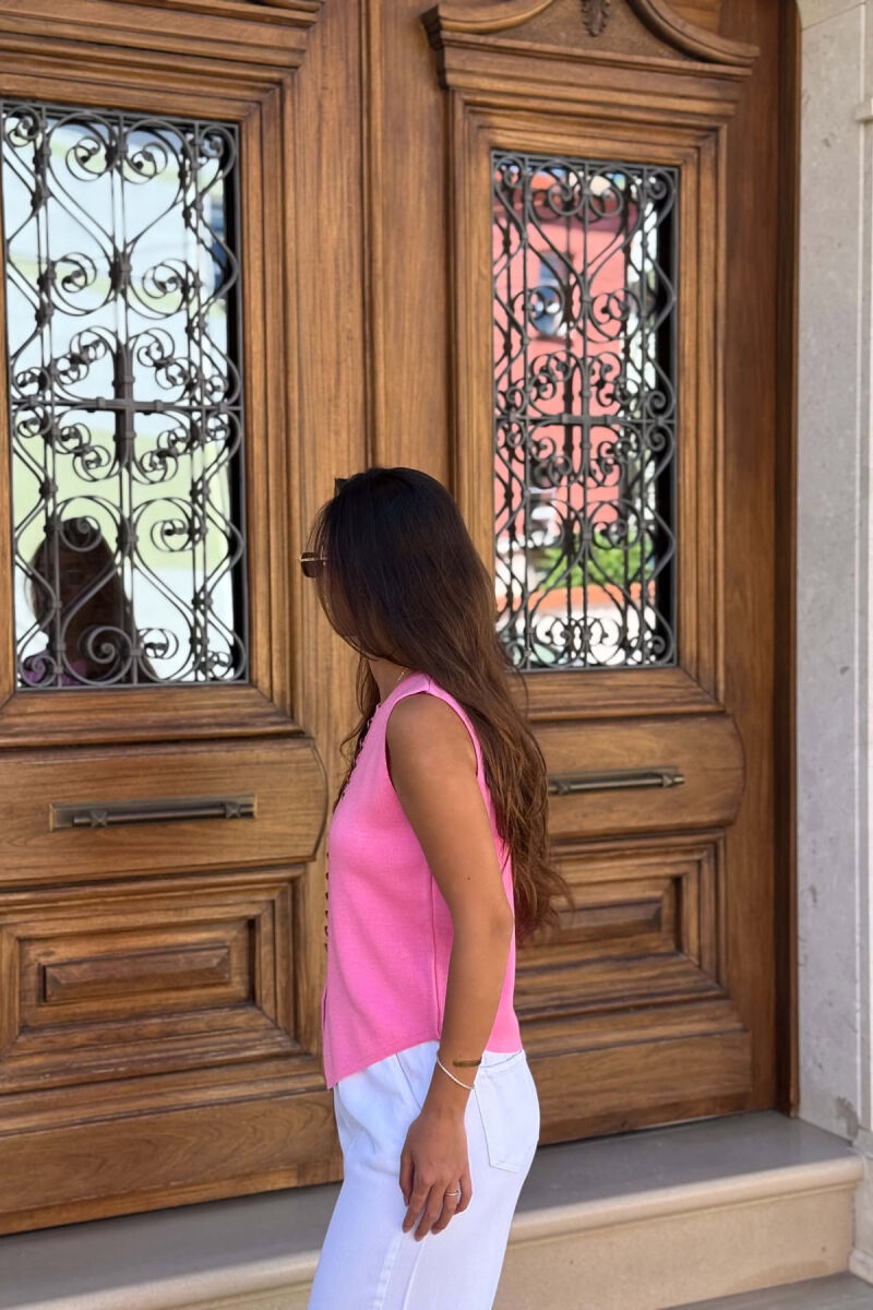 KANATJERE ME BUTONA GOLD PER FEMRA NE NGJYRE ROZE - 2