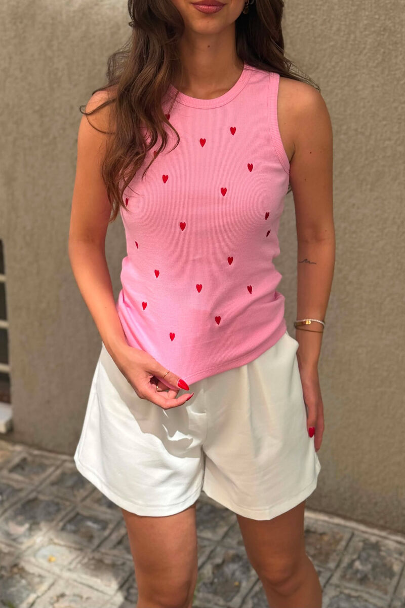 KANATJERE NJE NGJYRESHE ME DIZJAN ME ZEMRA PER FEMRA NE NGJYRE ROZE - 2
