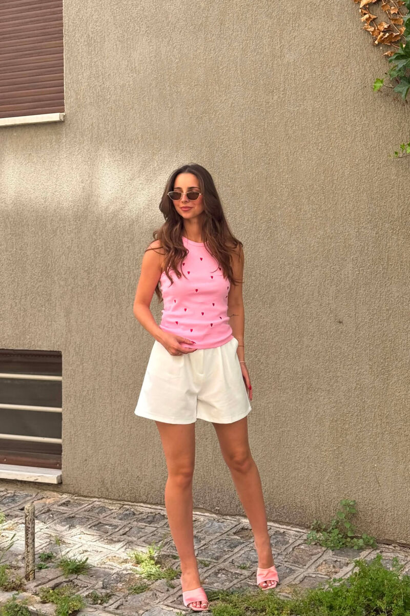 KANATJERE NJE NGJYRESHE ME DIZJAN ME ZEMRA PER FEMRA NE NGJYRE ROZE - 3