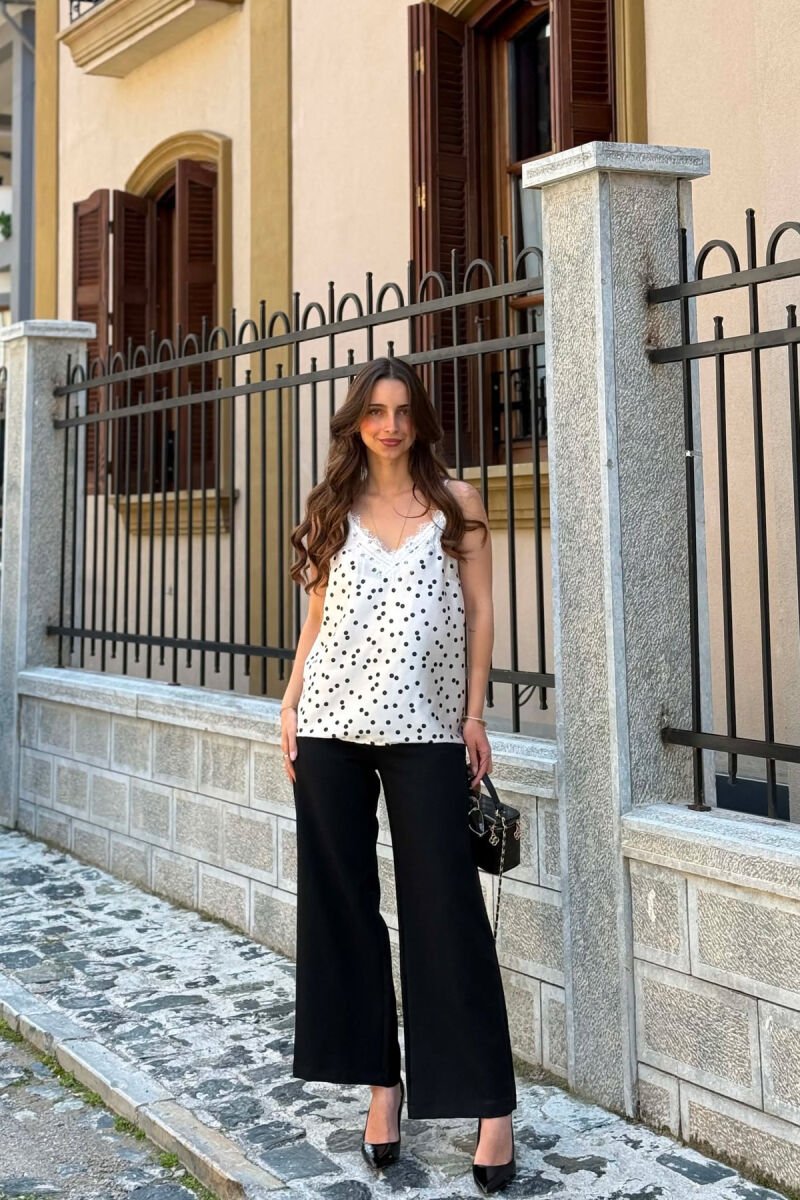 KANATJERE ME DIZAJN POLKA DOTS PER FEMRA NE NGJYRE KREM - 5
