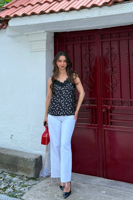 KANATJERE ME DIZAJN POLKA DOTS PER FEMRA NE NGJYRE TE ZEZE - 2