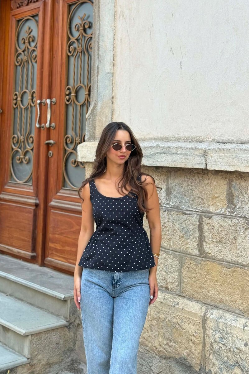 KANATJERE ME POLKA DOTS PER FEMRA NE NGJYRE TE ZEZE - 4
