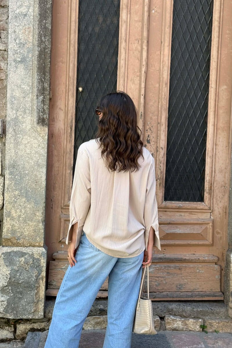 KEMISHE E THJESHTE NJE NGJYRESHE PER FEMRA NE NGJYRE BEZHE - 4