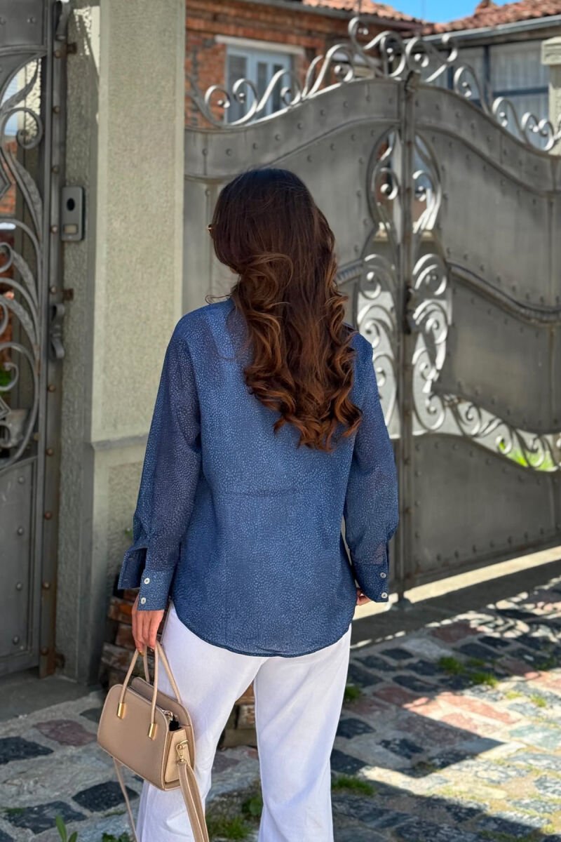 KEMISHE ELEGANTE ME PRINT MODERN PER FEMRA NE NGJYRE TE BARDHE - 7