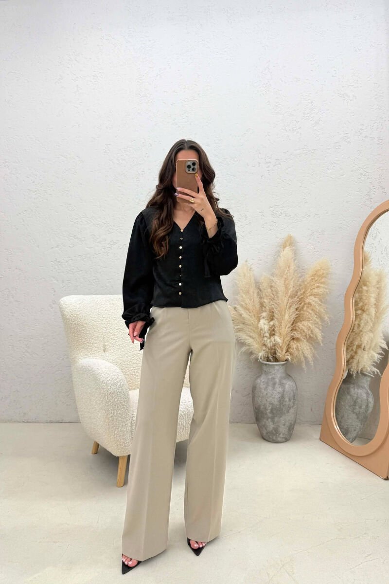 KEMISHE ME BUTONA GOLD PER FEMRA NE NGJYRE TE ZEZE - 4