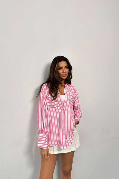 KEMISHE ME DIZAJN NME VIJA PER FEMRA NE NGJYRE ROZE - 2