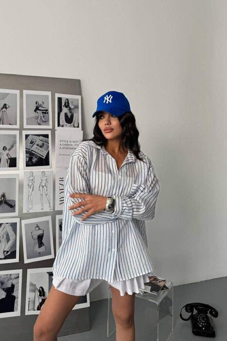 KEMISHE ME VIJA DHE XHEP PARA PER FEMRA NE NGJYRE BLU - 4