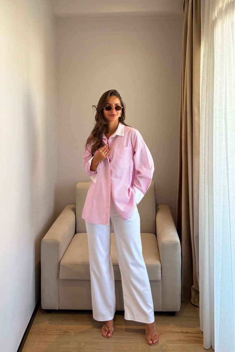 KEMISHE ME VIJA ME XHEPA PARA PER FEMRA NE NGJYRE ROZE - 4