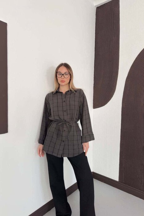 KEMISHE ME VIJA PER FEMRA NE NGJYRE GRI TE ERRET - KLAUDIO FASHION
