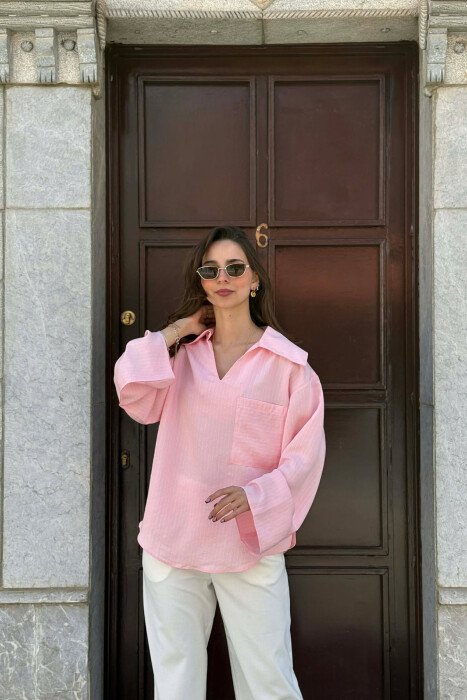 KEMISHE ME VIJA PER FEMRA NE NGJYRE ROZE - 1