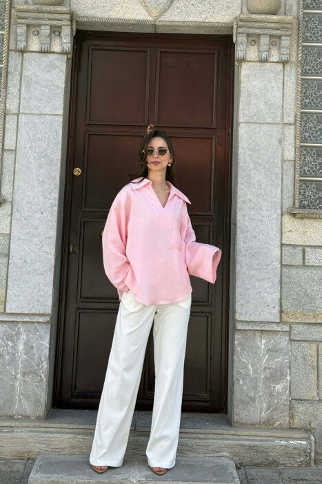 KEMISHE ME VIJA PER FEMRA NE NGJYRE ROZE - 3
