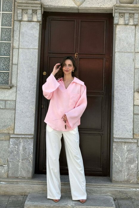 KEMISHE ME VIJA PER FEMRA NE NGJYRE ROZE - 5