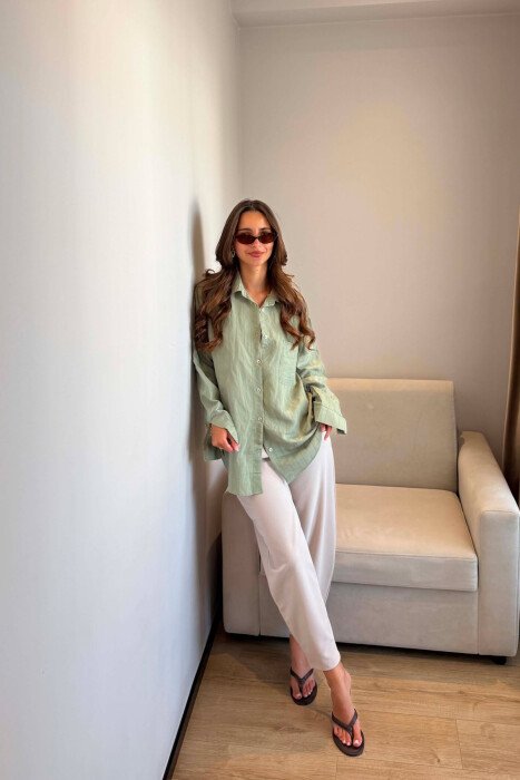 KEMISHE NJE NGJYRESHE ME XHEP NE PJESEN PARA PER FEMRA NE NGJYRE MENTE - KLAUDIO FASHION