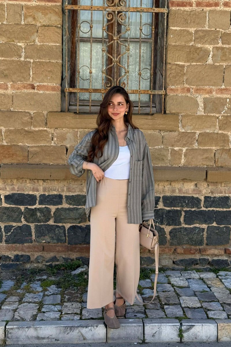KEMISHE NJE NGJYRESHE ME XHEP NE PJESEN PARA PER FEMRA NE NGJYRE JESHILE TE ZBARDHUR - 9