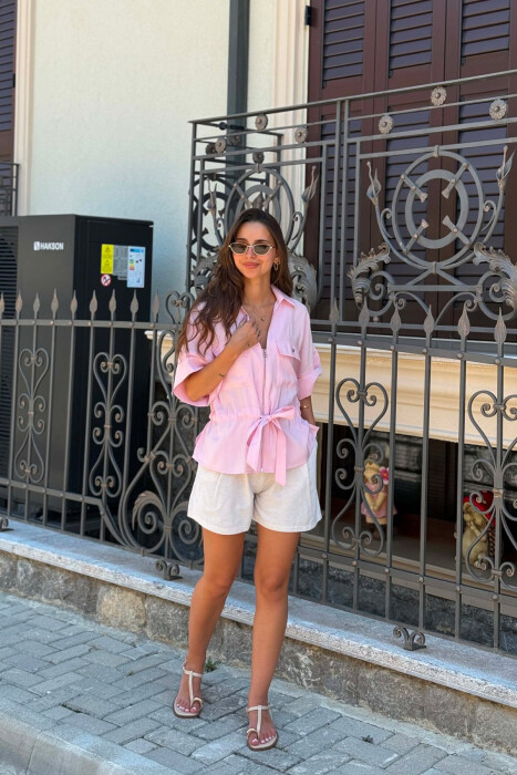 KEMISHE NJE NGJYRESHE ME ZINXHIR PER FEMRA NE NGJYRE ROZE - 2